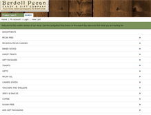 Tablet Screenshot of berdollpecanfarm.com